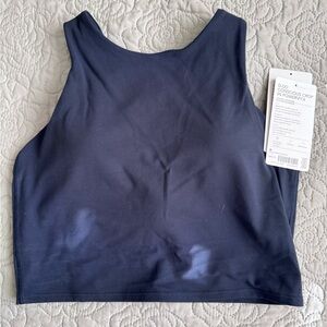 Navy Blue Women's Crop Top